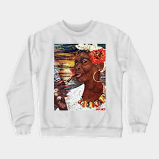 The pipe smoker Crewneck Sweatshirt